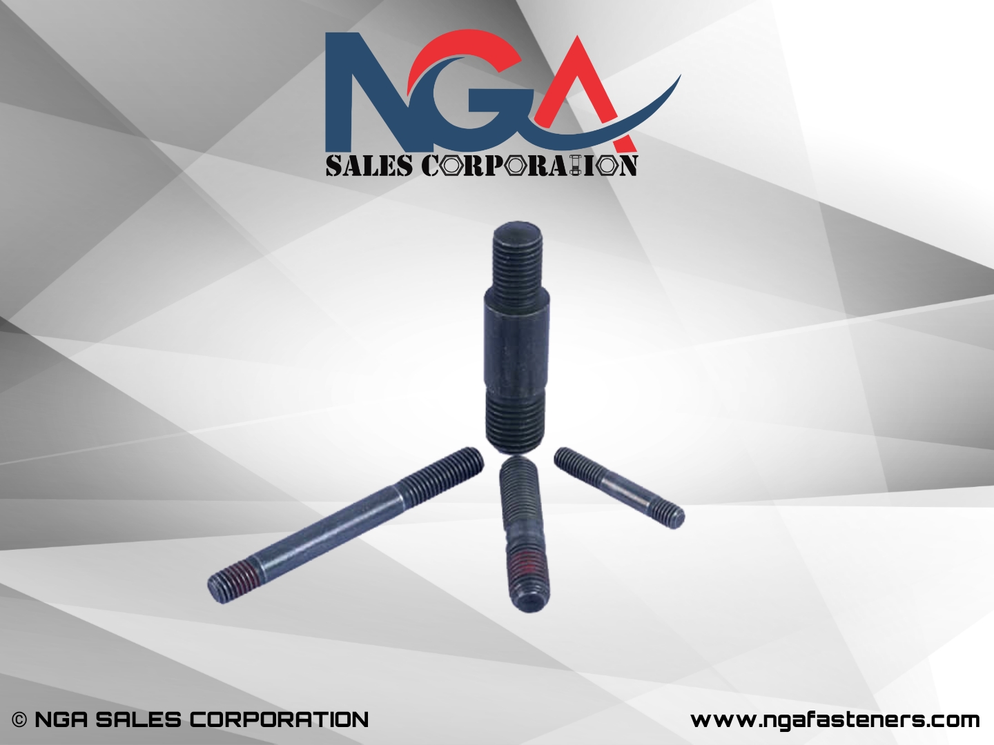 Axle Studs and Nuts by NGA SALES CORPORATION