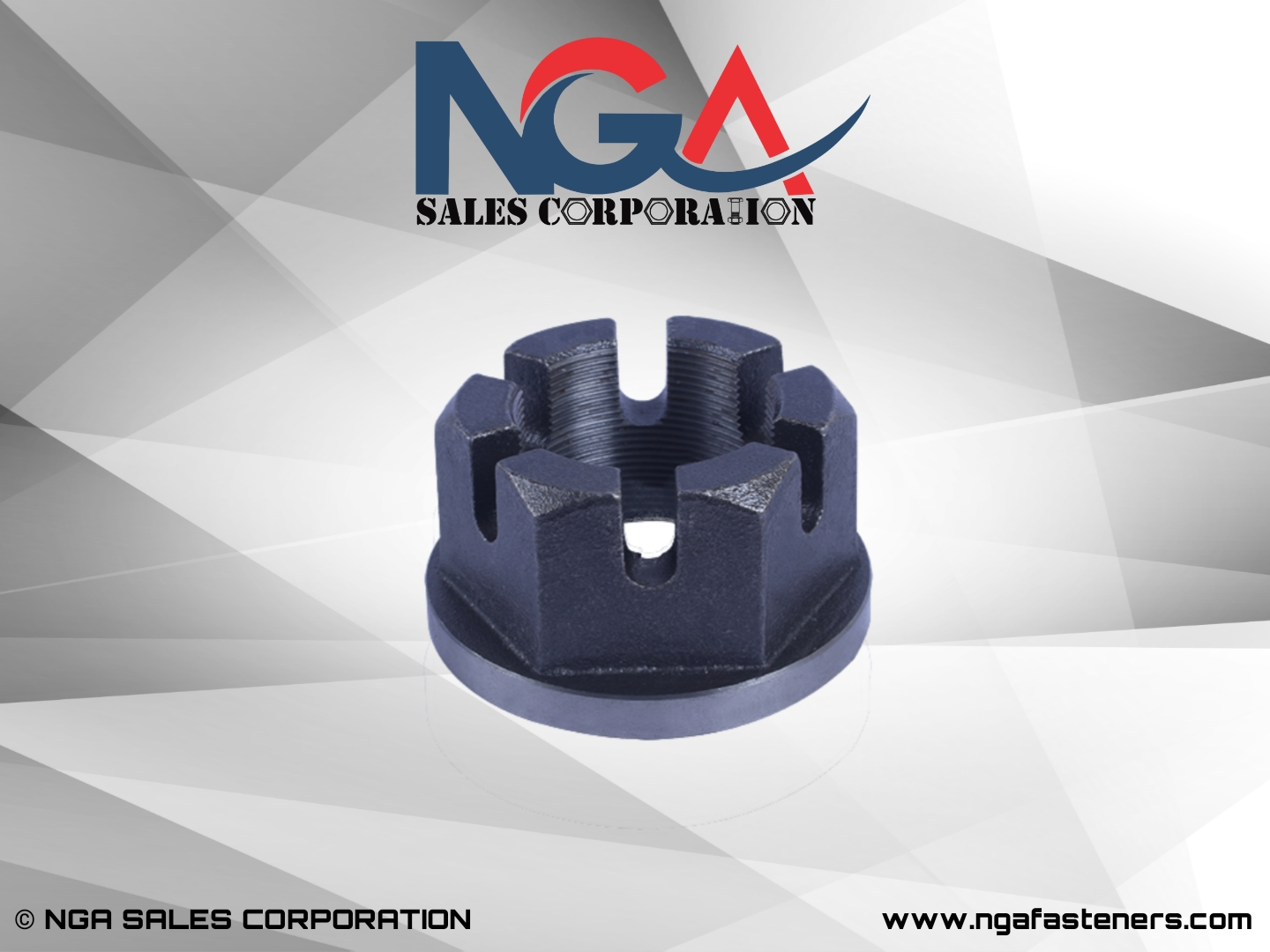 Slotted Axle Nuts by NGA SALES CORPORATION